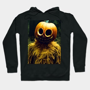 Stuffed Jackolantern Forest Digital Illustration Hoodie